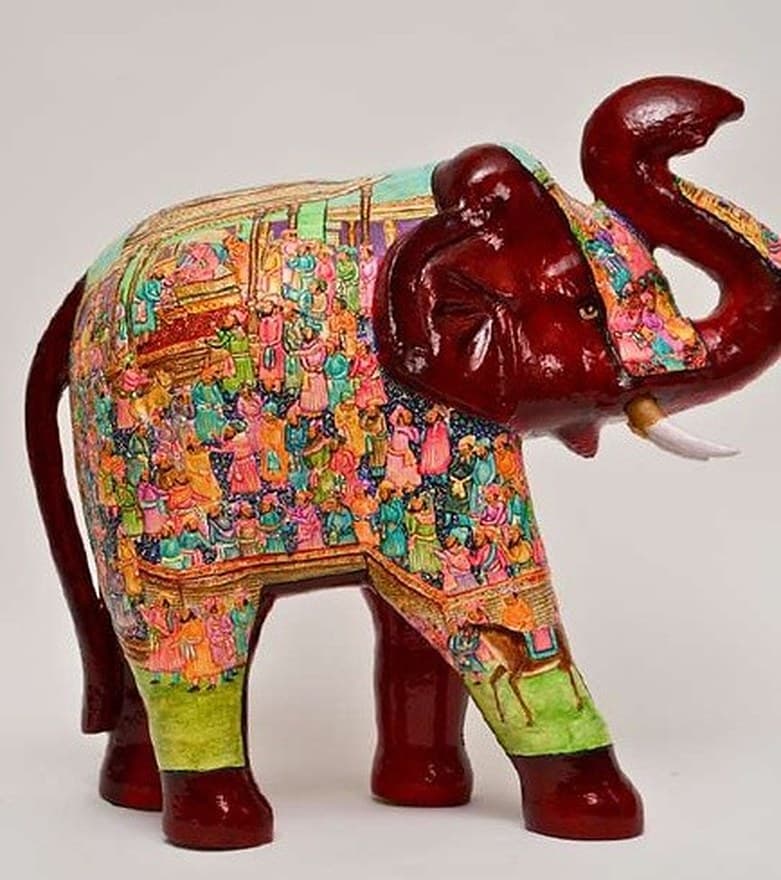 Darbaar Elephant — Mughal darbaar art