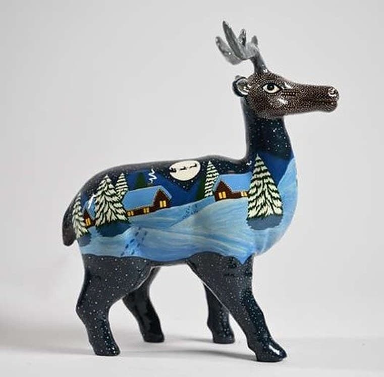 Winter Deer — Christmas design